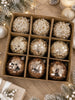 Luxe Sequin Bauble Set - Gold