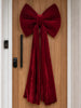 Velvet Christmas Bow - Red