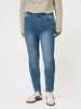 LA Distressed Pull On Stretch Denim Jean - Denim
