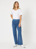 Maddy High Rise Wide Leg Jean - Denim