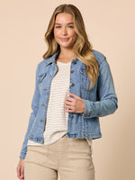 Retro Denim Jacket - Washed Denim