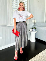 Christmas Martini Tee - White