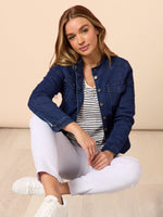 Maggie Denim Jacket - Dark Denim