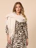 Cosy Fringe Scarf - Chalk