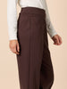 Kimmy Ponte Wide Leg Pant - Coffee