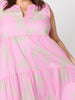 Sienna Dress - Pink Stone