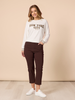 Zara Stretch Pant - Coffee
