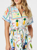 Amalfi Midi Dress - Blue / Multi