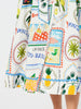 Amalfi Midi Dress - Blue / Multi