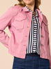 Retro Denim Jacket - Pink