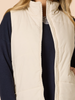The Alpine Puffer Vest - Ivory