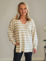 Jackie Stripe Knit - Natural