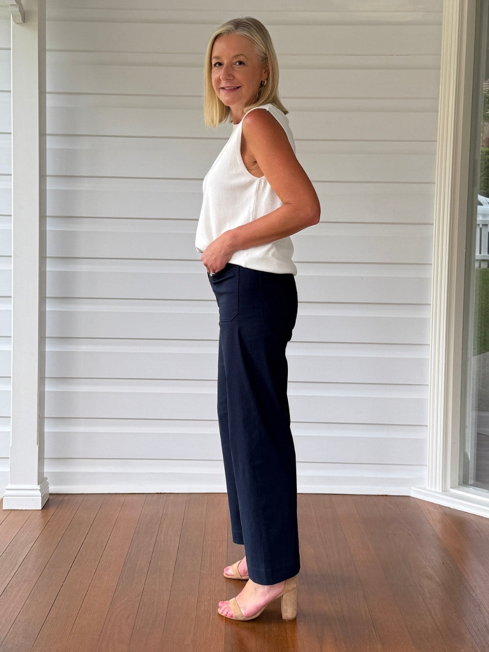 Liberty Native Wide Leg Pant (Navy)