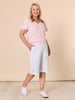 Santorini Cotton Pull On Short - White