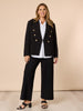 Lauren Double Breasted Blazer - Black GORDON SMITH THREADZ
