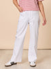 Marine Wide Leg Pant - White threadz