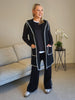 Alice 2 in 1 Knit Top - Black