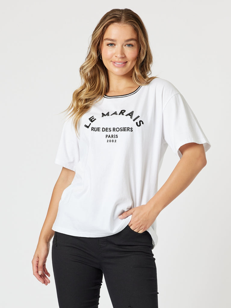 Threadz Le Marais T-Shirt - White