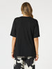 Travel Twist Top - Black threadz
