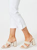 Luzia Twin Button Pant - White threadz clarity