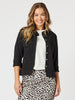 Maggie Denim Jacket - Black THREADZ