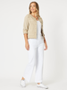 Maddy Wide Leg Jean - White