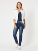 Military Style Denim Jacket - Denim