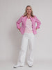 Maggie Denim Jacket - Flamingo