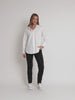 City Rib Cuff Shirt - White