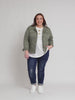 Retro Denim Jacket - Washed Khaki