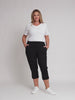 Santorini Cropped Pant - Black