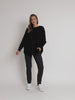 Rochelle Side Button Knit - Black