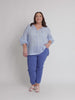 Zara Stretch Pant - Blue