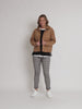 Downtown Faux Suede Jacket - Caramel