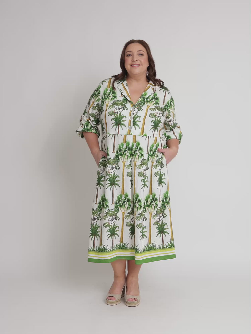 Amazon Midi Dress - Green