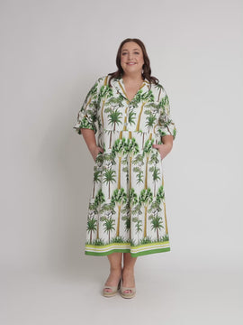 Amazon Midi Dress - Green