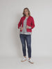 Maggie Denim Jacket - Red