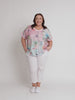 Capri Print Top - Pastel Multi