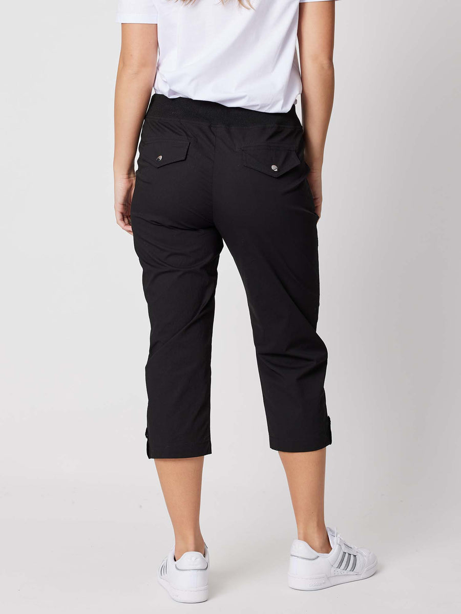 Oskar Cropped Pant Black