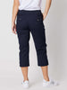 Santorini Cropped Pant - Navy