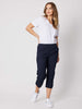 Santorini Cropped Pant - Navy