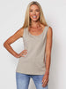 Basic Cotton Cami - Natural