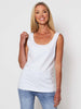 Basic Cotton Cami - White