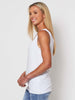 Basic Cotton Cami - White