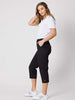 Santorini Cropped Pant - Black